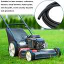 Tnisesm 1/4 Inch ID Fuel Line Hose 10 Feet + 20Pcs 2/5" ID Hose Clamps for Kawasaki Kohler Briggs & Stratton Small Gas Diesel Powersports Engines and Generators