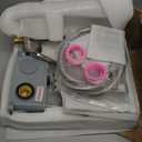 RUMOSE Wall Mount Bathtub Faucet Waterfall Tub Faucet with 2 in 1 Handheld Sprayer Brushed Nickel Modern Bathroom Tub Filler Solid Brass Single Handle Shower Set with High Flow Rough in Valve