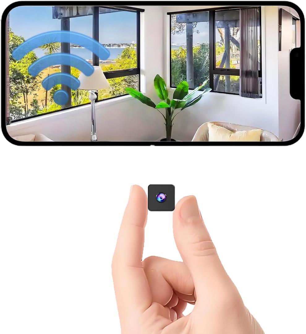 Mini Wireless Magnetic 2026 Camera Small Home HD Security WiFi 1080P Micro Nanny Cam with Motion Detection,Cloud & SD Storage,Night Vision,Wide Angle Tiny Cameras for Home Baby Office Indoor Outdoor