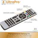 2 x GE 4-Device Universal Remote Control, Designer Series, Brushed Nickel/Silver, 33709