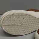 HOMEHOT Boys Slip on Sneakers Casual Dress Shoes Faux Leather Loafers (Toddler,Big Kids, Little Kids) (Brown)