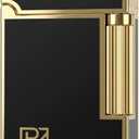 Soft Flame Black Gold Flint Wheel Butane Refillable Gas Metal Lighter