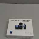 PQRQP 3 in 1 Microphone for iPhone/Android/Camera, Wireless Microphones, 328ft Transmission, 18H Battery Life, Mini Microphone for Record Interview, Vlogs, Tiktok, Pop Filters (Ebony Black)