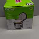 AROMA Digital Rice Cooker, 4-Cup (Uncooked) / 8-Cup (Cooked), Steamer, Grain Cooker, Multicooker, 2 Qt, Stainless Steel Exterior, ARC-914SBD