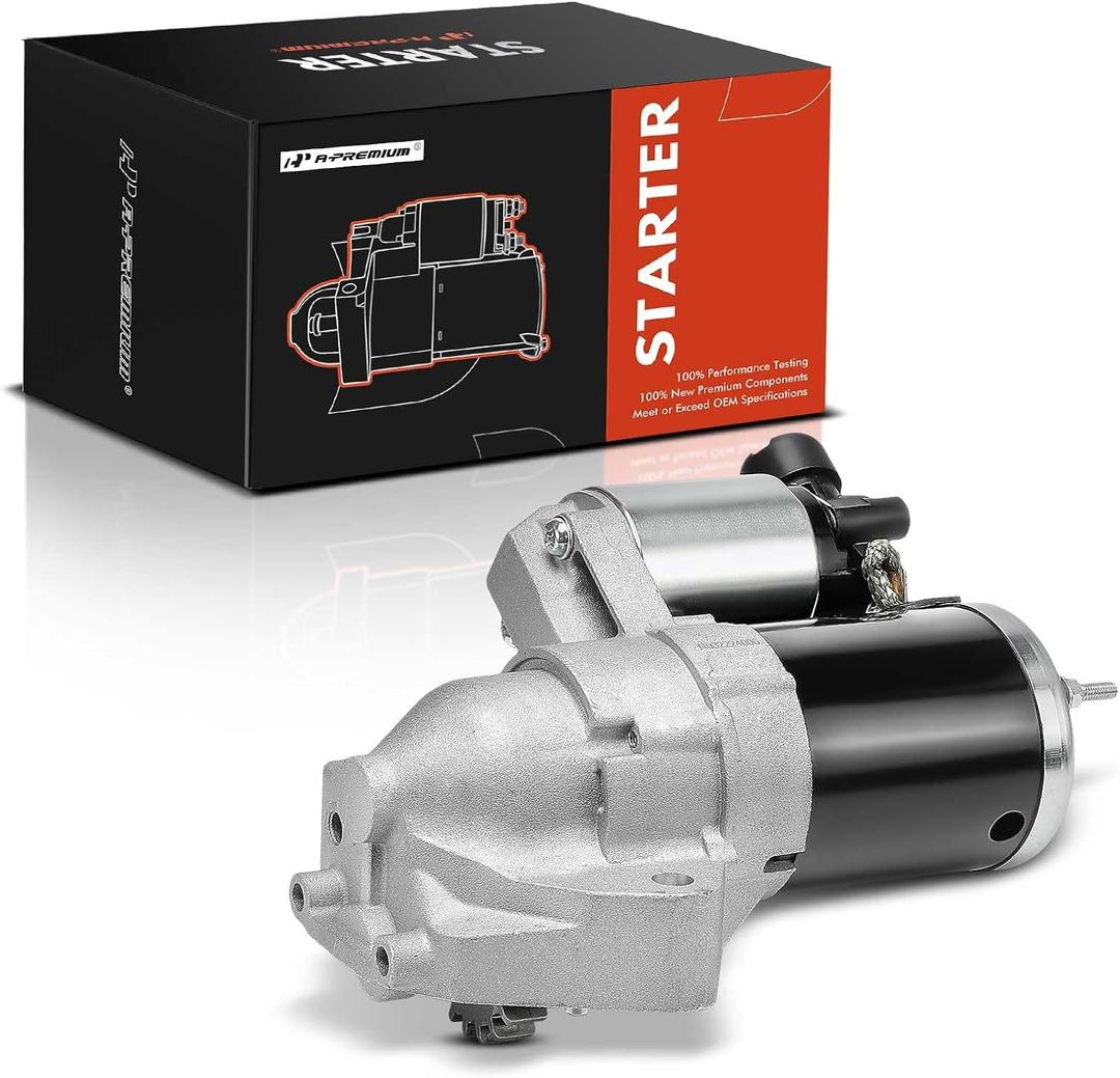A-Premium Starter Motor Compatible with Acura TL 2007-2008, RL 2005-2008, 12V 1.6KW 19-Teeth Counterclockwise, Replace# 31200-RDA-A01, MHG028