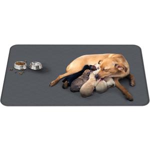 Washable Puppy Dog Pee Pad, 34" X52" Waterproof Whelping Training Pet Mat for Playpen, Crate, Potty, Floor, Bed, Sofa and Trunk, Reusable Pee Pads for Dogs, Cats, Bunny (34x52)
