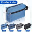 12 Pcs Travel Toiletry Bag for Women Men Large Water Resistant Shaving Bag Hanging Cosmetic Bags with Handle and Divider Storage Travel Pouch Case for Cosmetics Toiletries Accessories, 4 Colors