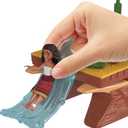 Mattel Disney Moana 2 Toy Playset with Floating Adventure Canoe, Small Doll, 1 Character Friend, 6 Play Areas & 10 Accessories