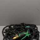 100 ft Garden Hose, 2025 Upgarded Flexible Water Hose 100ft With 10-Pattern Spray Nozzle, Kink-Free, Lightweight, Durable, Leak-Proof Solid Brass Fittings (Black & Green)