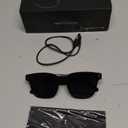 Jacuate AI Smart Camera Glasses 1080P HD - Bluetooth Video Recording Glasses with Voice Control, Wearable Sport Camera Eyeglasses for Driving, Hiking, Outdoor & Open on Computer-Black