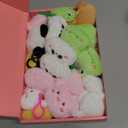 Niceup Bulk Plush Keychains Mini Stuffed Animals for Kids Party Favors Goodie Bags Gift Mini Claw Machine Toys