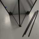 VIZ-PRO Magnetic Whiteboard Easel Black, 36 x 24 Inches, Portable Dry Erase Board Height Adjustable for School Office and Home