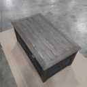 Signature Design by Ashley Tyler Creek Rustic Farmhouse Lift Top Coffee Table with Drawers, Brown & Black