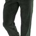 EVALESS Corduroy Pants for Women Casual Drawstring Elastic High Waist Straight Leg Pants Loose Comfy Trousers with Pockets (Small, B Green)