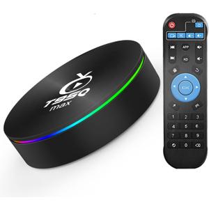 Android 11.0 TV Box T95Q Max Amlogic S905X4 with DDR3 4GB RAM 32GB ROM 4K Ultra HD H.265 Dual Band WiFi BT4.0 Media Box 2.4/5Ghz WiFi 100M LAN