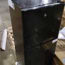 Zyerch 4.8 Cu. Ft. Fridge with Freezer, 2-Door Mini Fridge with Freezer, Adjustable Thermostat Small Refrigerator, Dorm Refrigerator for Apartment, Office, Kitchen, Black