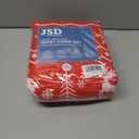 JSD Red Christmas Duvet Cover Set Queen Size, 3 Piece Snowflakes Reindeer Snowflakes Printed Microfiber Comforter Cover with Pillow Sham