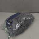 BQDCQB Womens Fall Oversized Long Sleeve Sweaters 2 in 1 Denim Panel Lapel Sweater Polo Knit Sweater Tops, M