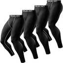 TELALEO Men's Compression Pants Leggings Sports Tights Performance Athletic Baselayer Workout Running S