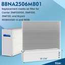 88NA2506MB01 Replacement Filter 2-Pack, 25 1/16" x 6 5/16"