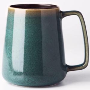 24 oz Large Ceramic Coffee mugs, Extra Large Tea and Coffee Cups, Large Handle Coffee Mug for Office and Home, Microwave and Diahwasher Safe. (24 oz green)