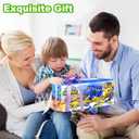 Dinosaur Toys for Kids 3-5, Dinosaur Truck with 12 Cars Toys, Car Track Set, Birthday Gifts Toys for 3 4 5+ Year Old Boys Girls, Transport Carrier Truck for Toddlers, Chritsmas Gifts