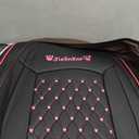 Car Seat Covers Full Set, Automotive Car Seat Cover Car Seat Covers Front Seats Back Seat Covers Protector Universal Fit Most Cars(Black and Pink)