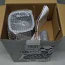 SUSTEAS Rotary Cheese Grater with Handle - Vegetable Shredder with 5 Well-designed Blades & Strong Suction Base,Round Mandoline Slicer & Food Chopper for Kitchen,with Blade Storage Box(Gray)