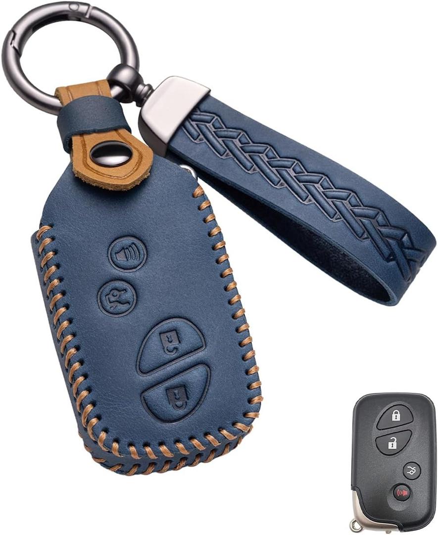 for Lexus Key Fob Cover Leather Car Key Case Keychain Fob Holder