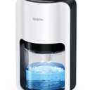 TABYIK Dehumidifiers for Home, 42oz Dehumidifier for Bathroom, Dehumidifiers for Room with Auto Shut Off, Auto Defrost Quiet Dehumidifier for Bedroom Wardrobe Closet Trailer RV (Pearl White)