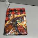 AVOIN colorlife Buffalo Plaid Christmas Tree Skirt 36 Inch, Winter Holiday Tree Decoration (Red and Black)