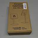 COOPER TabHolder, 7-10" Height Adjustable Tablet Stand, Premium iPad Stand for Desk, 270 Tilt Portable Monitor Holder for 15.6-17" Displays, for All iPad, Kindle, Surface, Samsung Tablets (Black)