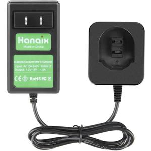 7.2v-18v Battery Charger for Black and Decker PS120 PS130 PS140 PS145 Battery, Compatibl with Black and Decker 7.2V 9.6V 12V 14.4V 18V Ni-MH&Ni-CD Battery