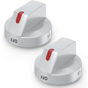 2PCS Gas Stove Knob DG94-04167 Replacement Compatible with Samsung Gas Stove Oven Knobs NX60A6111SS/AA NX60A6311SS/AA NX60A6511SS/AA NX60A6711SS/AA