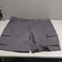 Amazon Essentials Men's 10" Classic-Fit Cargo Shorts, Soft Cotton Twill (46, Charcoal)