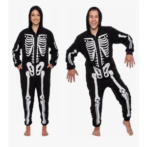Funziez! Slim Fit Adult Onesie - Animal Costume - Plush Unisex Christmas One Piece Cosplay Suit for Women and Men Size XXL