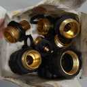 Triumpeek 3/4" Garden Hose Connector, 9 Pieces Garden Hose Quick Connect Fittings, Male and Female Quick Release Garden Hose Connector