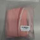Purainbow Ombre Sheer Curtains Pink 54 Inches Length for Bedroom Living Room, Chiffon Crinkle Semi Sheer Short Curtain Panels Light Filtering Not See Through for Laundry Room, Grommet Top, 52" W