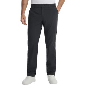 baleaf Men's Golf Pants 30"/32" Elastic Waist Lightweight (Black, XXXL)