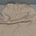 Body Cooling Pillowcase Long Pillow Case Breathable Cool Silky Soft Rayon Derived from Bamboo Fabric,Hair and Skin Friendly,Taupe,1 Pack,20x54IN