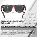 HAOLOTA Fit Over Sunglasses-Polarized for Men, Oversized Sun Glasses Square Shades UV400 Protection for Driving