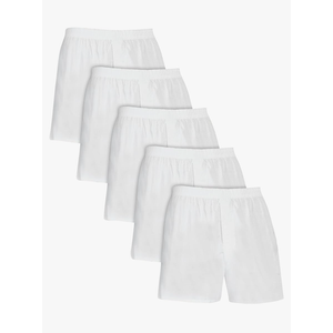 Fruit of the Loom Men's Tag Free Woven Boxer Shorts, Relaxed Fit, Moisture Wicking, Assorted Color (White, Pack of 1)