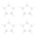 2 x 40pcs Pet Nurser Nipples Silicone Replacement Pacifiers - Soft Pet Food Feeding Bottle Nipple Pacifier for Kitten Puppy Rabbit Chinchillas Small Animals Nursing Suckling Tool Accessory Supplies