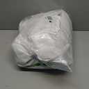 XWZO White Double Layer Curtains, 100% Blackout Curtains with Sheer Overlay for Nursery, Living Room, Children's Room, Grommet Thermal Insulated Privacy Curtains with Tiebacks, 2 Panels, 52x96