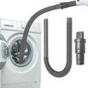Dryer Vent Cleaner Kit Compatible with Shark Vacuum Hose Attachment, Cleaning Tools for Dryer Vents, Dryer Lint Cleaner for Series NV350, NV351, NV352, NV353,NV360,NV500, NV501 NV752 NV751
