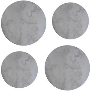 Kerixi Electric Stove Burner Covers Range Top For Expanding Counter Space Stovetop Decor (White Marble) 2 pack