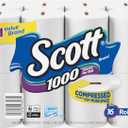 Scott 1000 Sheets Per Roll Toilet Paper, Bath Tissue, 16 Rolls 