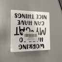 2 x Cat Lover Decor Wooden Box Sign, Funny Cat Desk Decoration for Home, Working Hard, Cat Lover Gifts for Women Men, Cat Mom Cat Dad Cat Owner Gifts