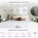 NapQueen 8 Inch Twin Size Mattress, Bamboo Charcoal Memory Foam Mattress, Bed in a Box