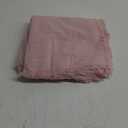 12 Pack Pink Cotton Linen Napkins with Fringe Mothers Day Pink Cloth Napkins Set of 12 Boho Handmade Dinner Napkins for Wedding Bridal Girl Baby Shower Sweet 16 Party Decor, 17 x 17 Inches